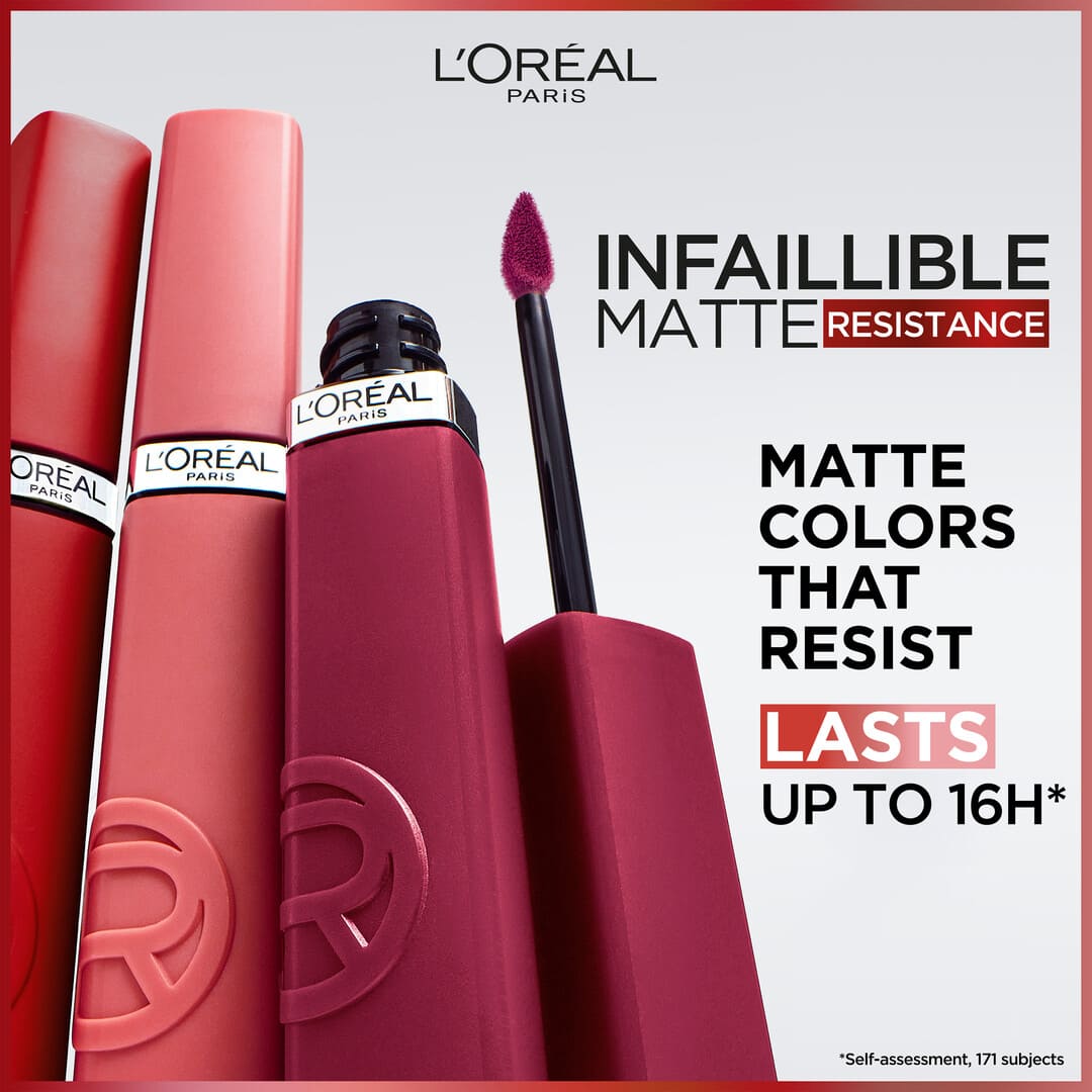 Loreal Paris Infaillible Matte Resistance Lipstick 115 Snooze Your Alarm 5 ml
