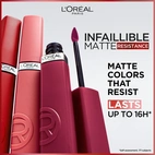 Loreal Paris Infaillible Matte Resistance Lipstick 115 Snooze Your Alarm 5 ml