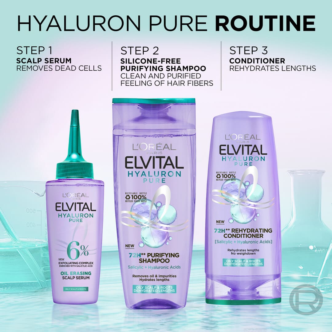 Loreal Paris Elvital Hyaluron Pure Oil Erasing Scalp Serum 102 ml