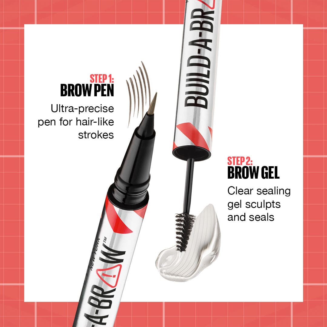 Maybelline Build A Brow Pen 257 Medium Brown 0.4 ml