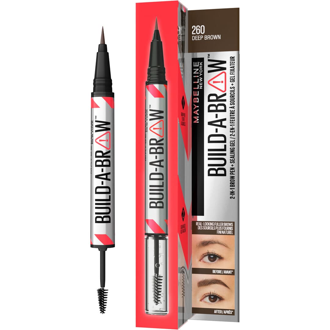 Maybelline Build A Brow Pen 260 Deep Brown 0.4 ml