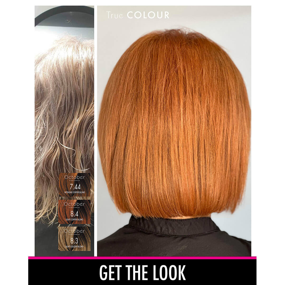 October Stockholm True Colour 7.44 Intensive Copper Blond 100 ml