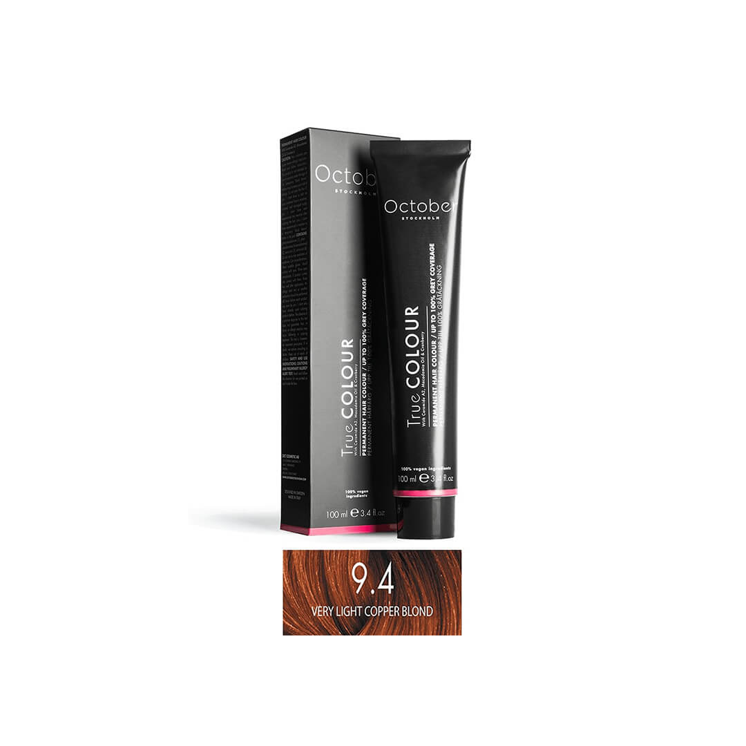 October Stockholm True Colour 9.4 Very Light Copper Blond 100 ml