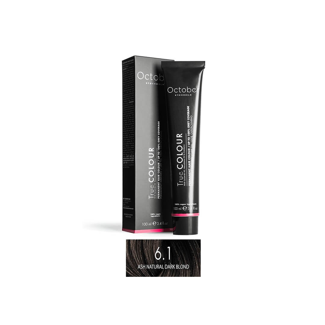 October Stockholm True Colour 6.1 Ash Natural Dark Blond 100 ml