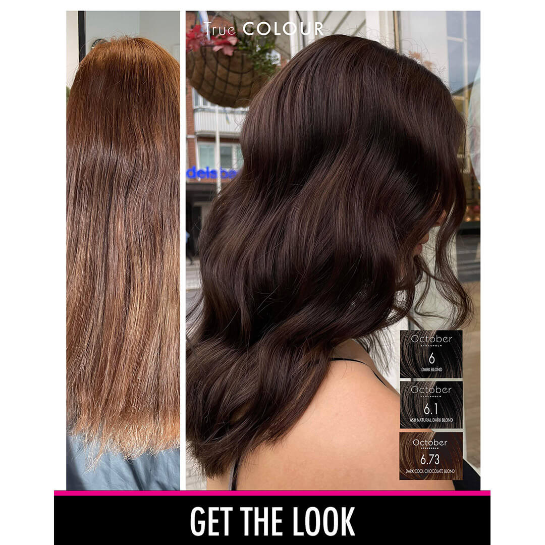 October Stockholm True Colour 6.1 Ash Natural Dark Blond 100 ml