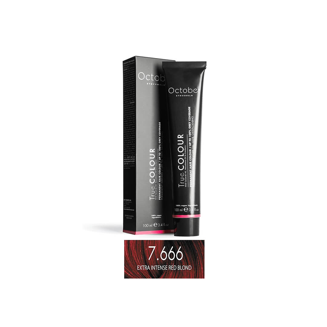 October Stockholm True Colour 7.666 Extra Intense Red Blond 100 ml