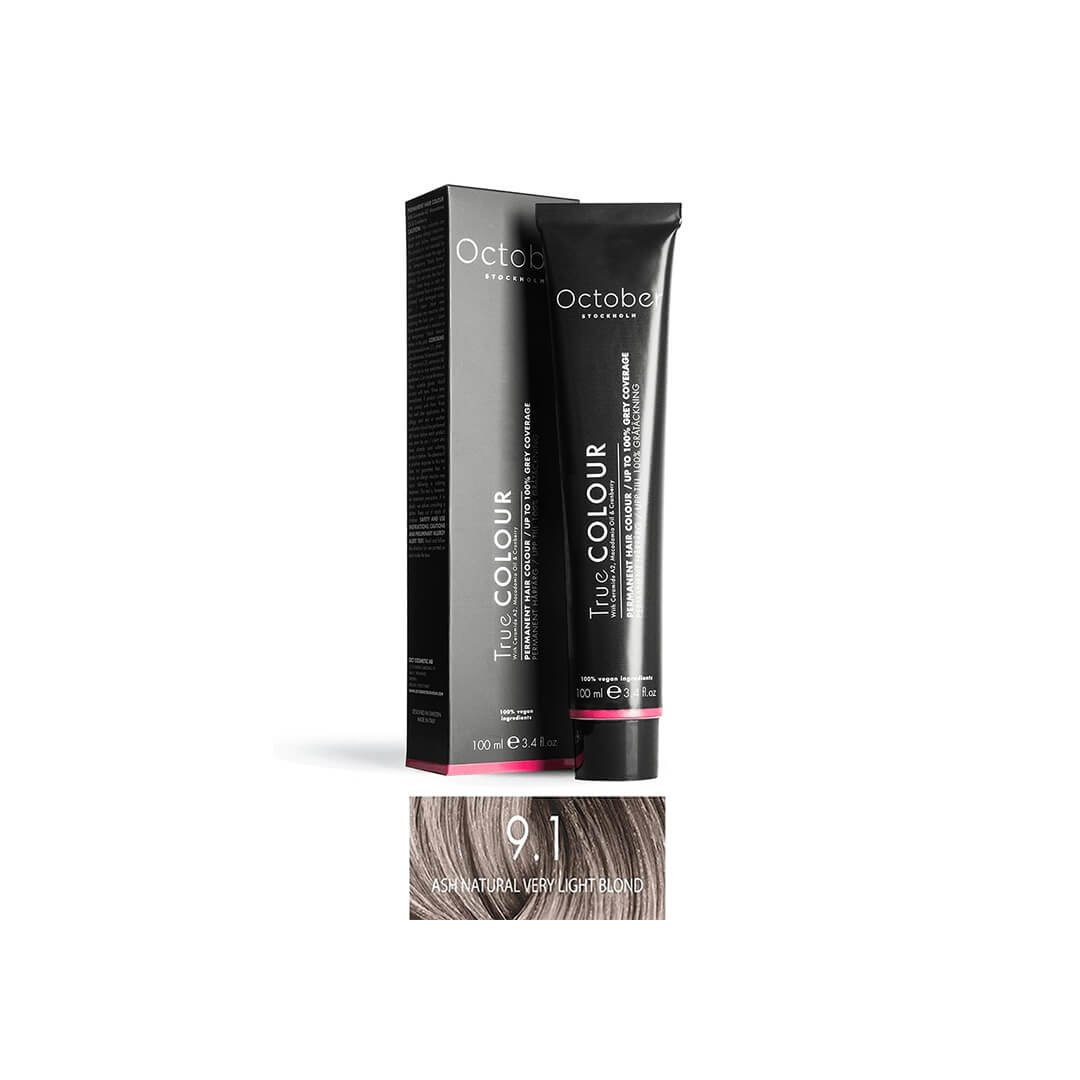 October Stockholm True Colour 9.1 Ash Natural Very Light Blond 100 ml