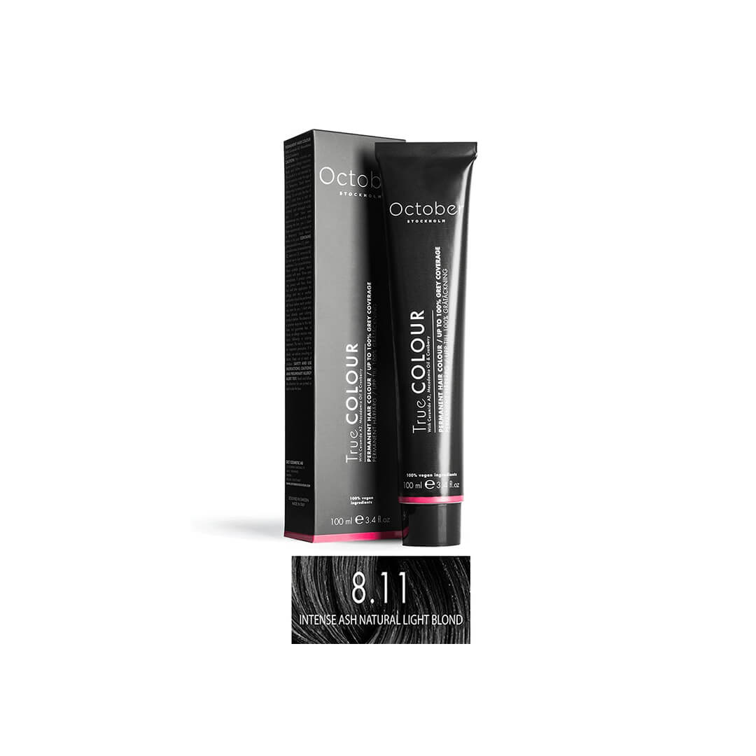 October Stockholm True Colour 8.11 Intense Ash Natural Light Blond 100 ml