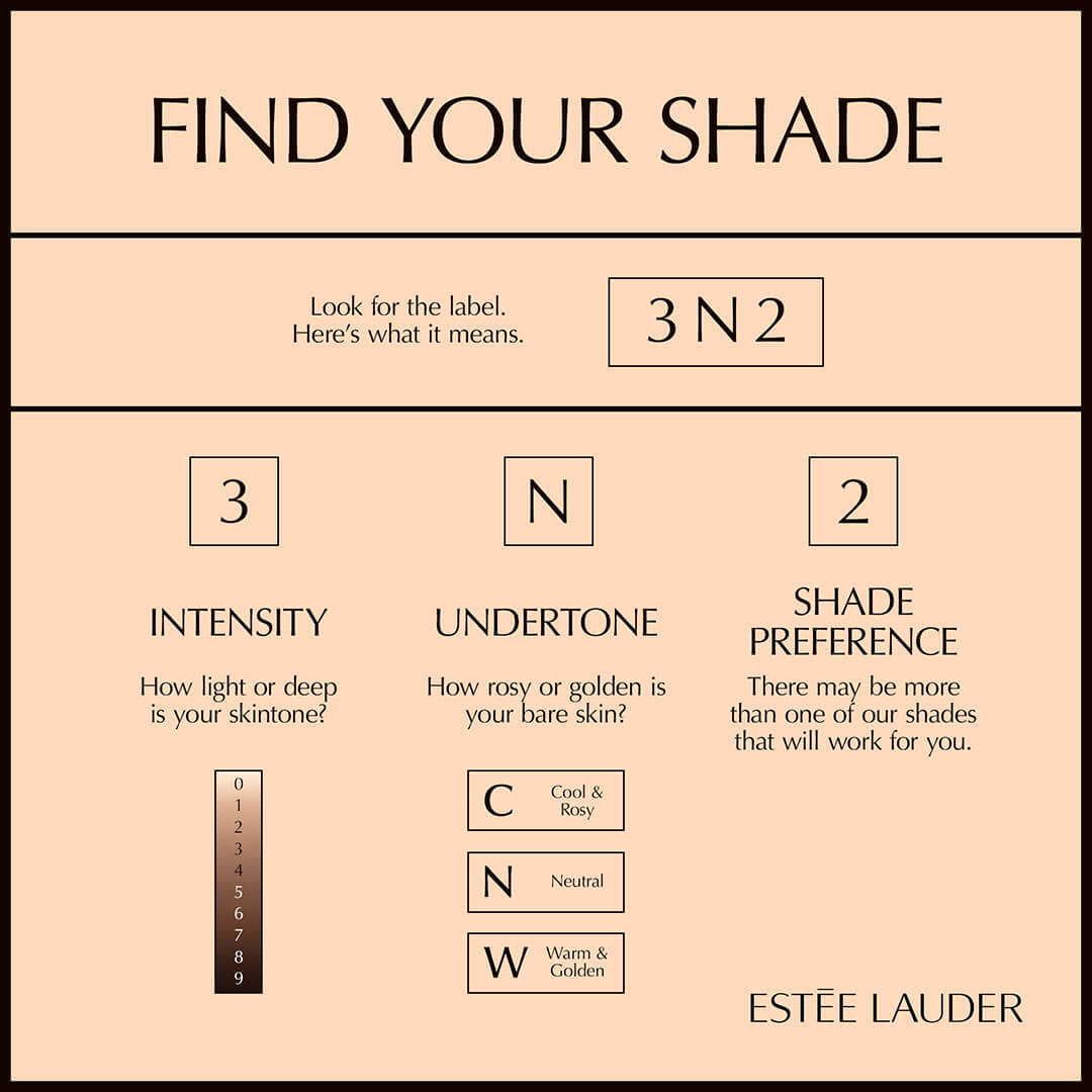 Estee Lauder Double Wear Stay In Place Makeup Foundation Bone 1W1 Spf10 30 ml