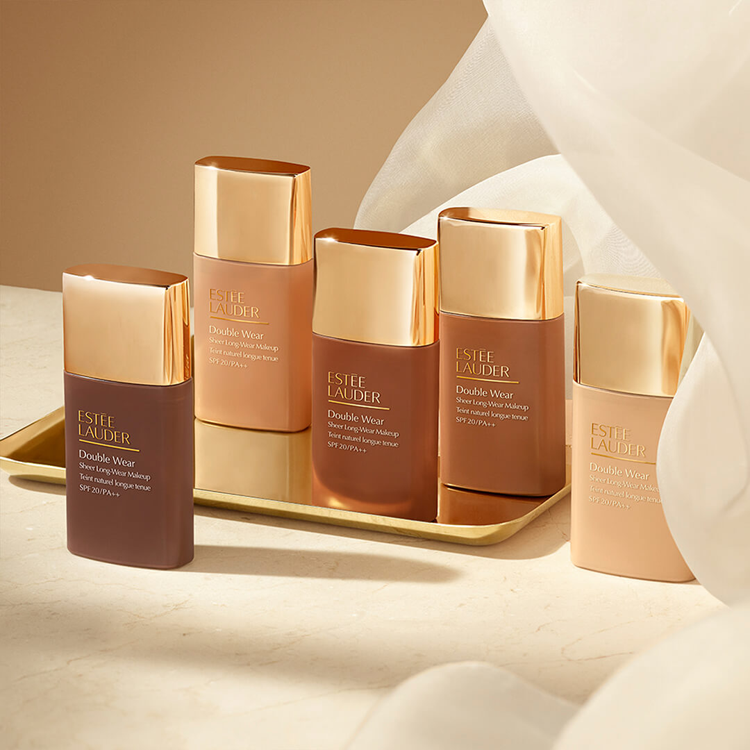 Estee Lauder Double Wear Sheer Long Wear Makeup 4N2 Spiced Sand Spf20 30 ml