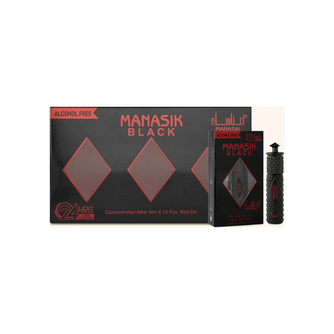 Manasik Black Roll On Perfume 6 ml