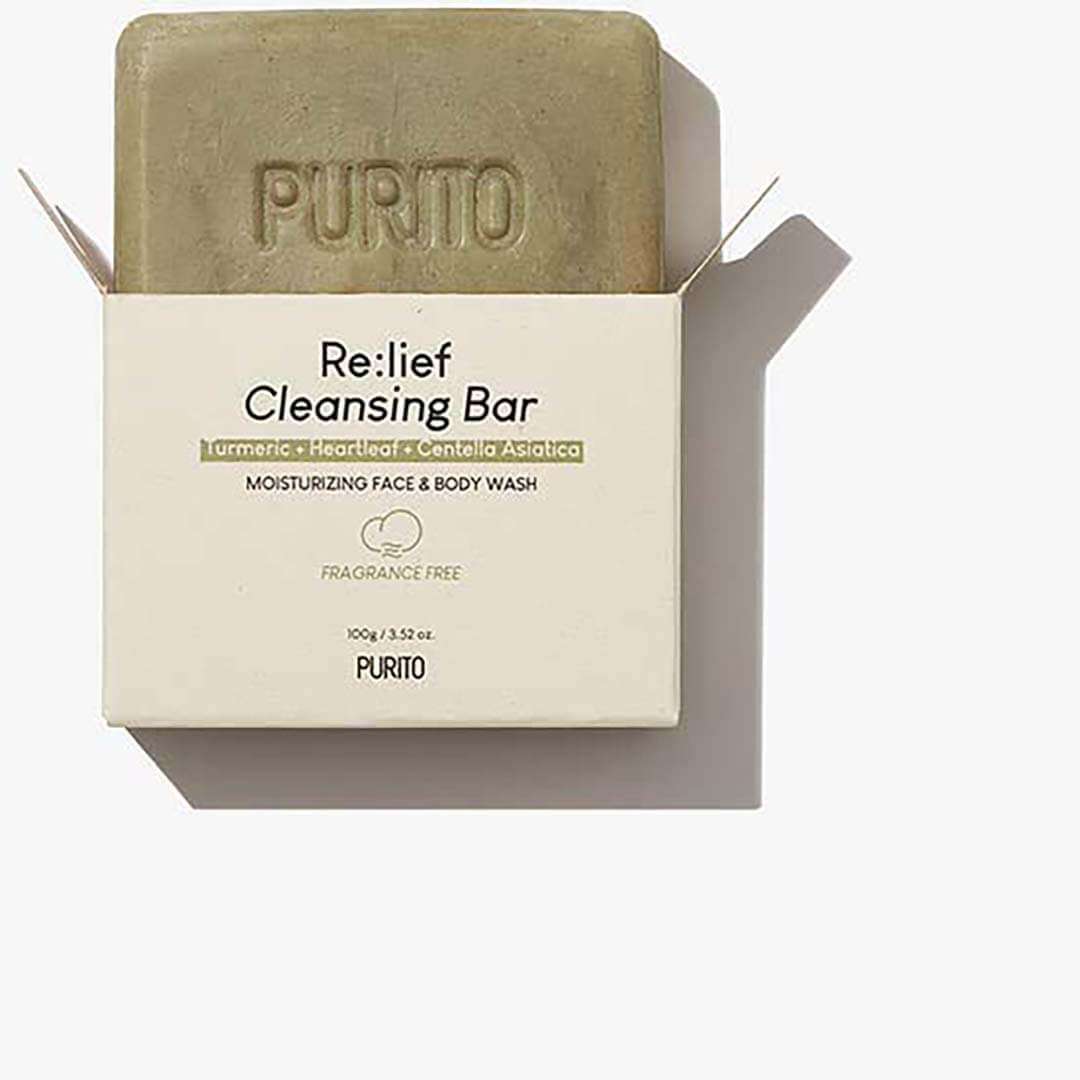 Purito Relief Cleansing Bar 100g