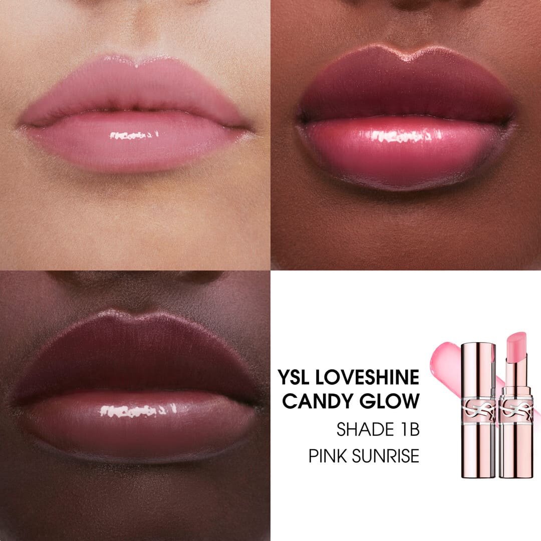 Yves Saint Laurent Loveshine Candy Glow Tinted Butter Balm 1B Pink Sunrise 3.2g