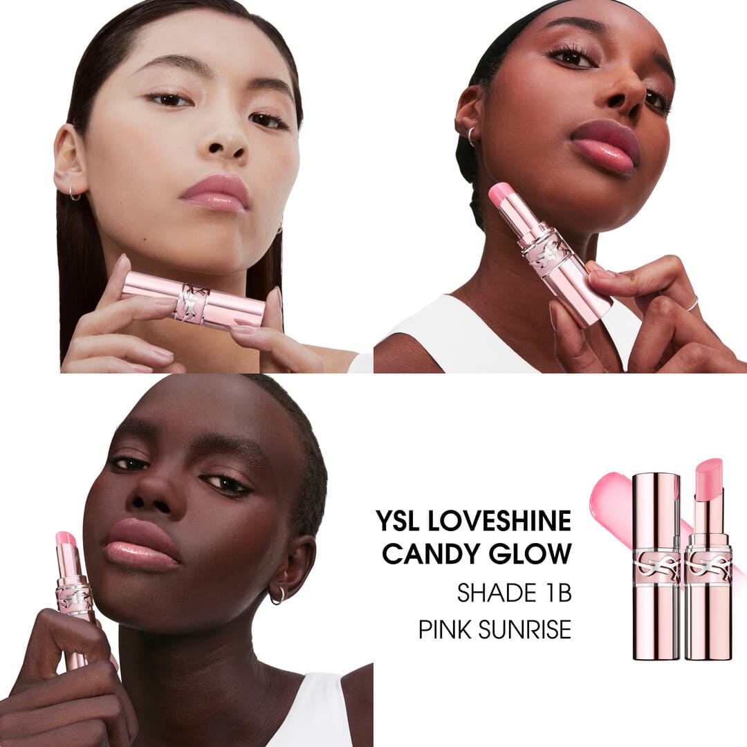 Yves Saint Laurent Loveshine Candy Glow Tinted Butter Balm 1B Pink Sunrise 3.2g