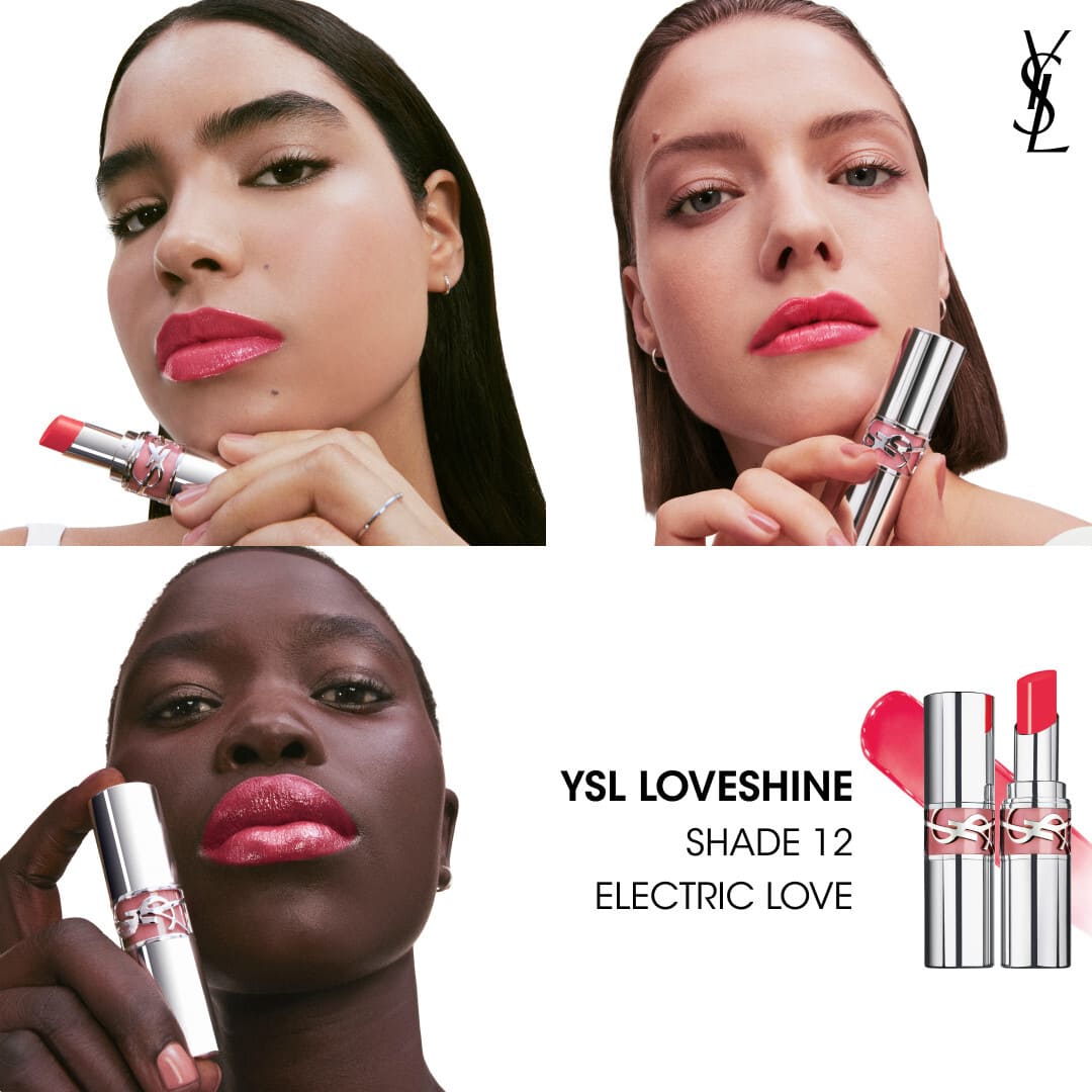 Yves Saint Laurent Loveshine Lipstick 12 Electric Love 3.2g