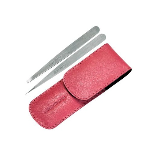 Tweezerman Petite Tweeze Set With Pink Case