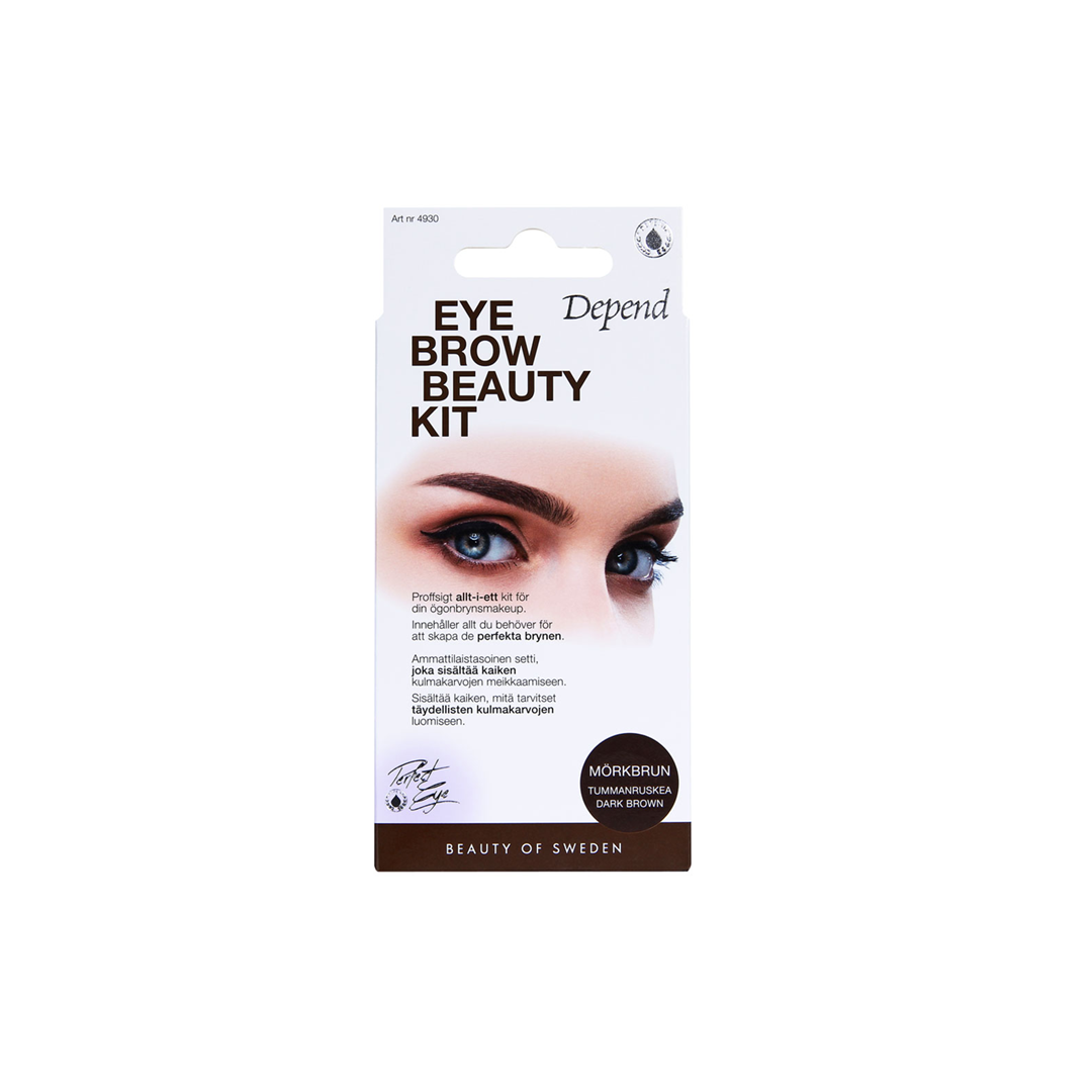 Depend Perfect Eye Eyebrow Beauty Kit Mörkbrun