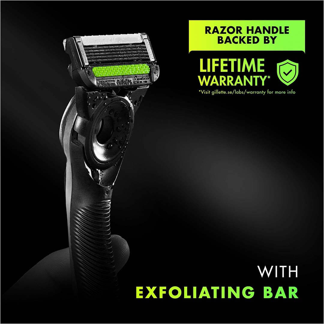 Gillette Labs Razor With Exfoliating Bar And 1 Blade