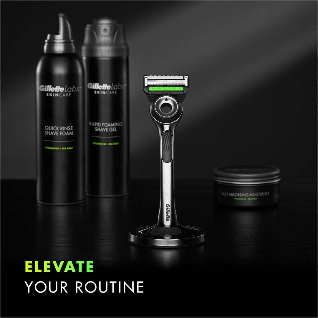 Gillette Labs Razor With Exfoliating Bar And 1 Blade