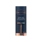 Gillette King C Double Edge 1 Razor And 5 Blades