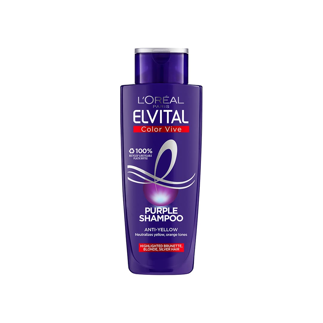 Loreal Paris Elvital Color Vive Purple Shampoo Anti Yellow 200 ml