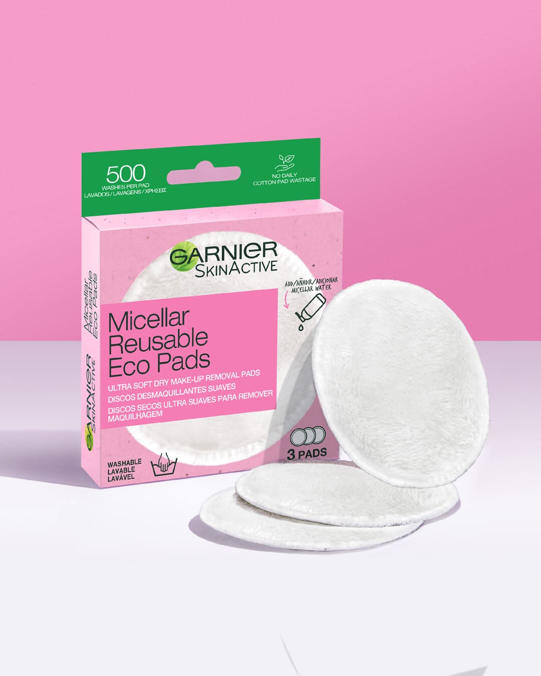 Garnier Skin Active Micellar Reusable Eco Pads 3 pcs