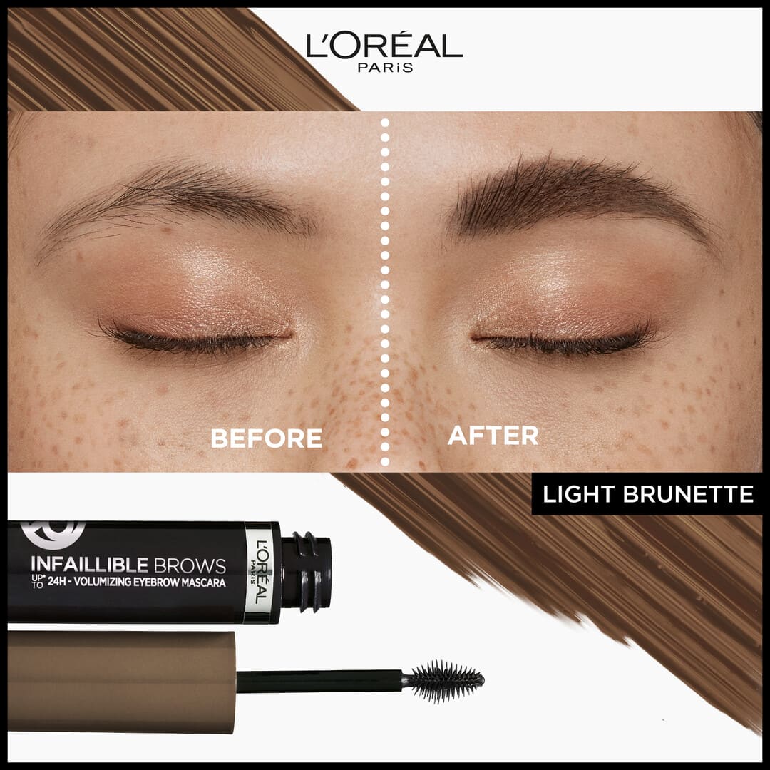 Loreal Paris Infaillible Brows 24H Volumizing Eyebrow Mascara 5.0 Light Brunette