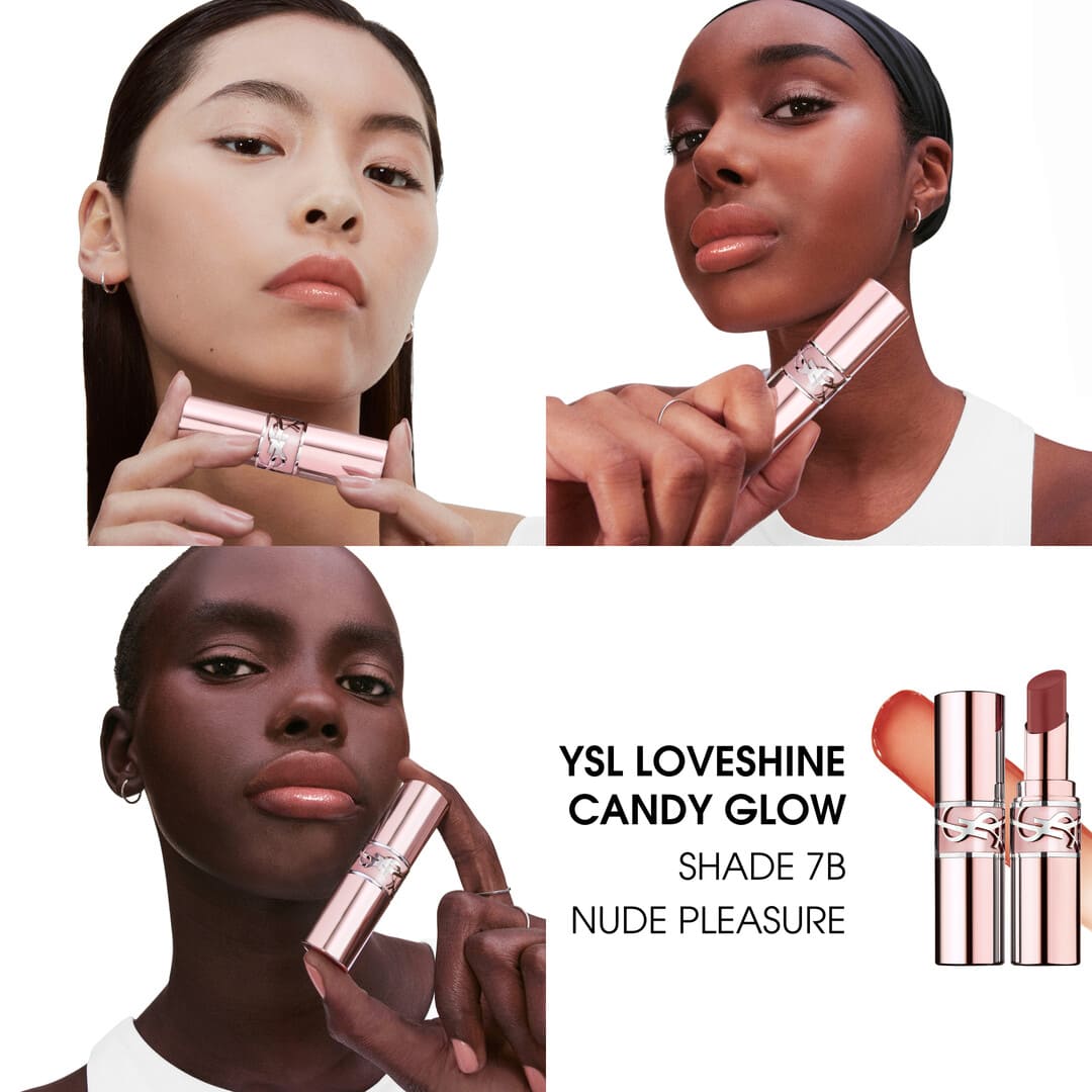Yves Saint Laurent Loveshine Candy Glow Tinted Butter Balm 7B Nude Pleasure 3.2g
