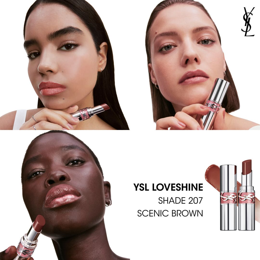 Yves Saint Laurent Loveshine Lipstick 207 Scenic Brown 3.2g