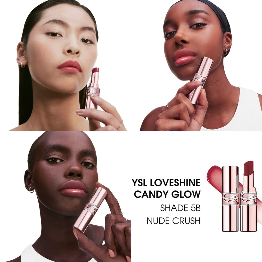 Yves Saint Laurent Loveshine Candy Glow Tinted Butter Balm 5B Nude Crush 3.2g