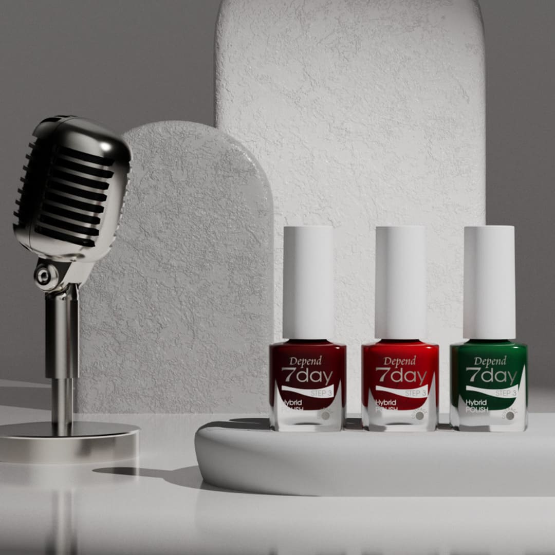 Depend 7day Hybrid Polish Showstopper 7330 Red Diamond 5 ml