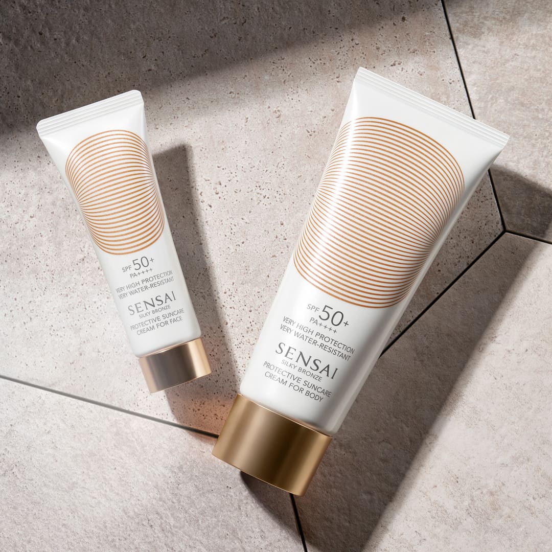Sensai Silky Bronze Protective Cream Face Spf50+ 50 ml