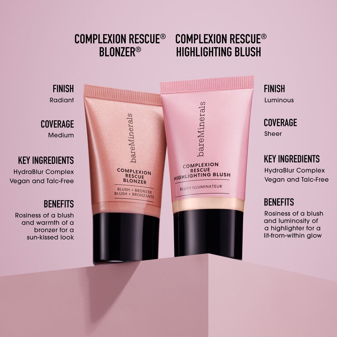 bareMinerals Complexion Rescue Highlighting Blush Rose Glow 15 ml