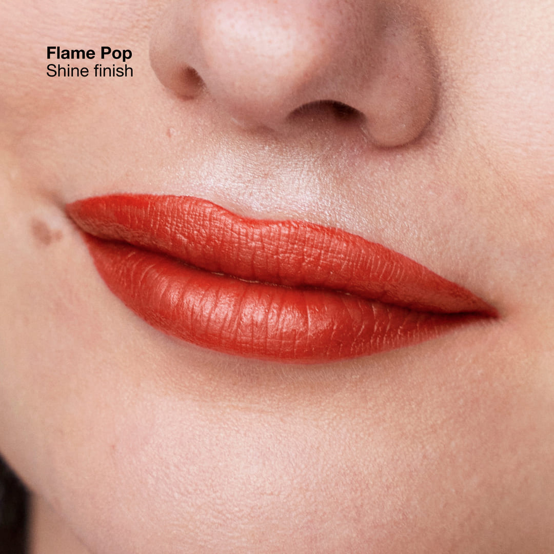 Clinique Pop Longwear Lipstick Shine Flame Pop 3.9g