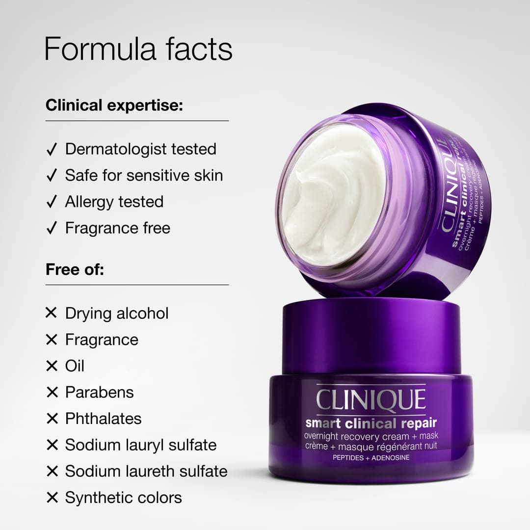 Clinique Smart Clinical Repair Overnight Recovery Cream And Mask 50 ml