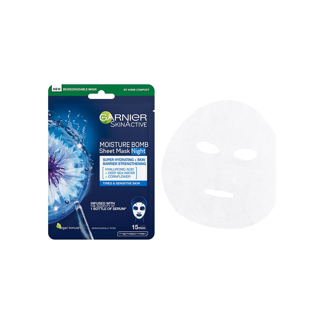 Garnier Skin Active Moisture Bomb Sheet Mask Night 28g
