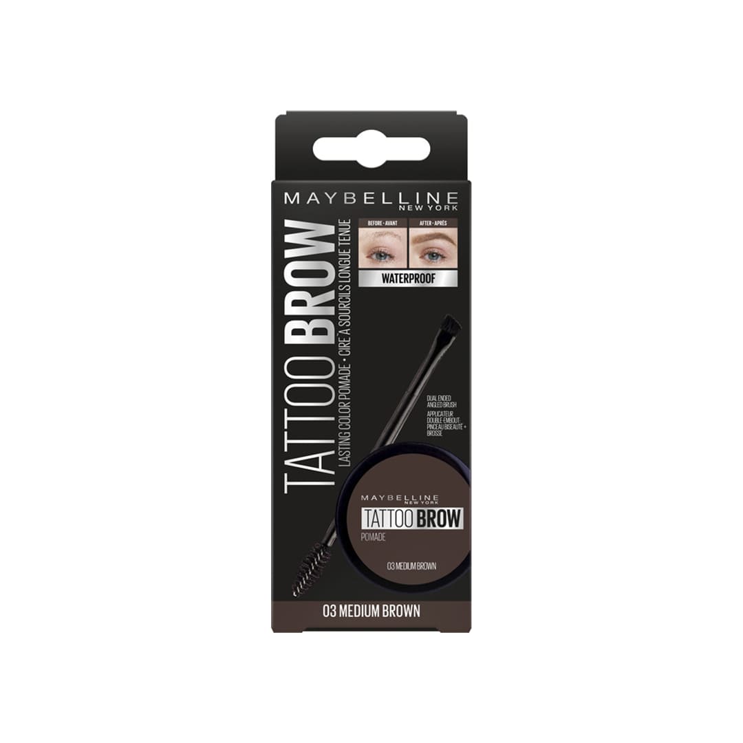 Maybelline Tattoo Brow Pomade 3 Medium Brown 3.5g