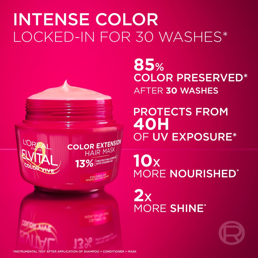 Loreal Paris Elvital Color Vive Color Protection Mask 300 ml