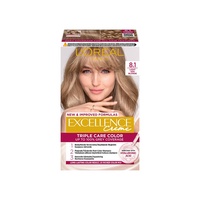 Loreal Paris Excellence Creme Permanent Hair Color 8.1 Ljus Askblond