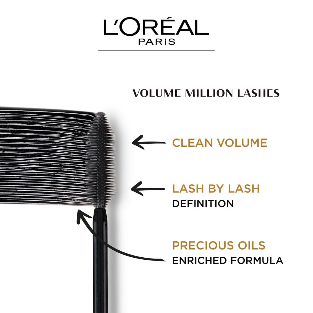 Loreal Paris Volume Million Lashes Mascara Black 9 ml