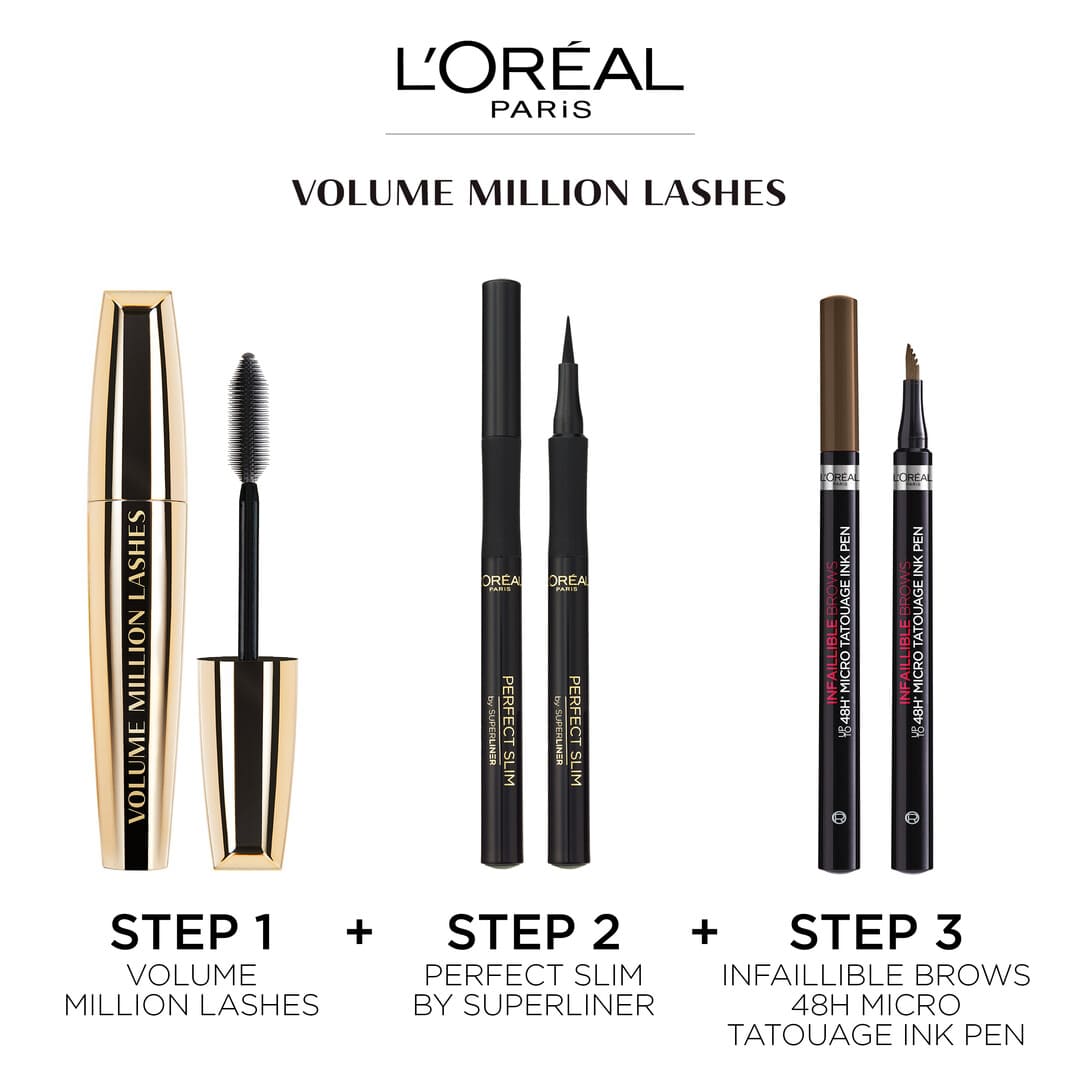 Loreal Paris Volume Million Lashes Mascara Black 9 ml