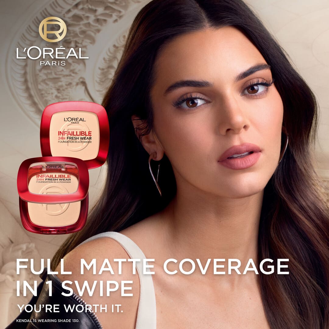 Loreal Paris Infaillible 24H Fresh Wear Powder Foundation 130 True Beige 9g