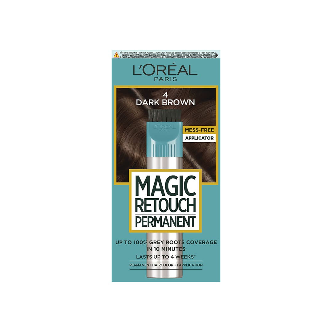 Loreal Paris Magic Retouch Permanent Haircolor 4 Dark Brown 45 ml