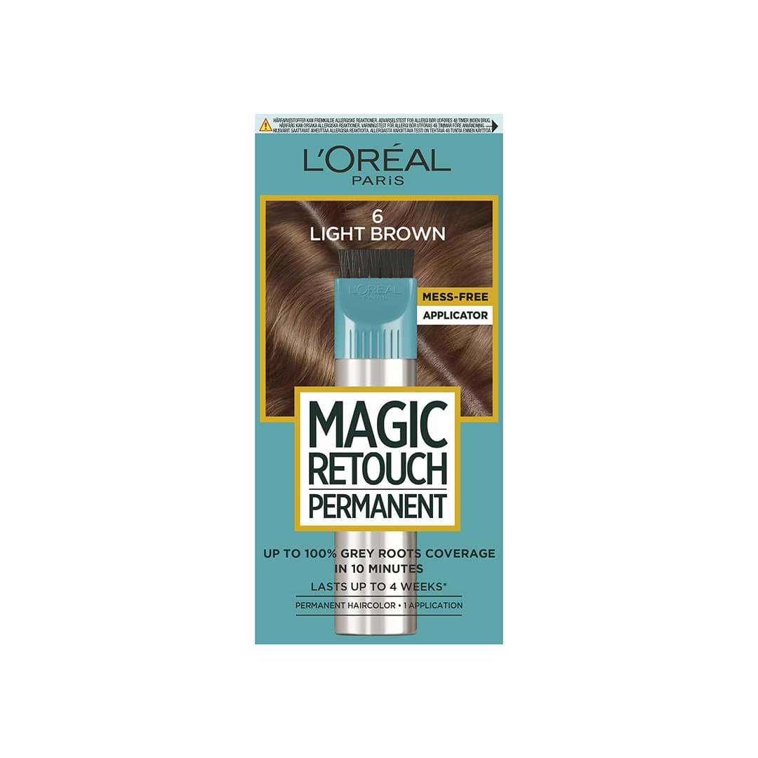 Loreal Paris Magic Retouch Permanent Haircolor 6 Light Brown 45 ml