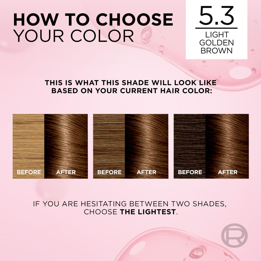 Loreal Paris Excellence Creme Permanent Hair Color 5.3 Ljus Guldbrun