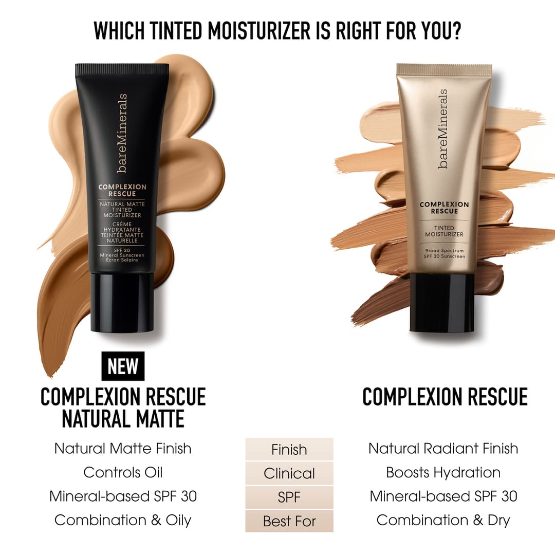 bareMinerals Complexion Rescue Tinted Moisturizer Matte Foundation Cashew Spf30