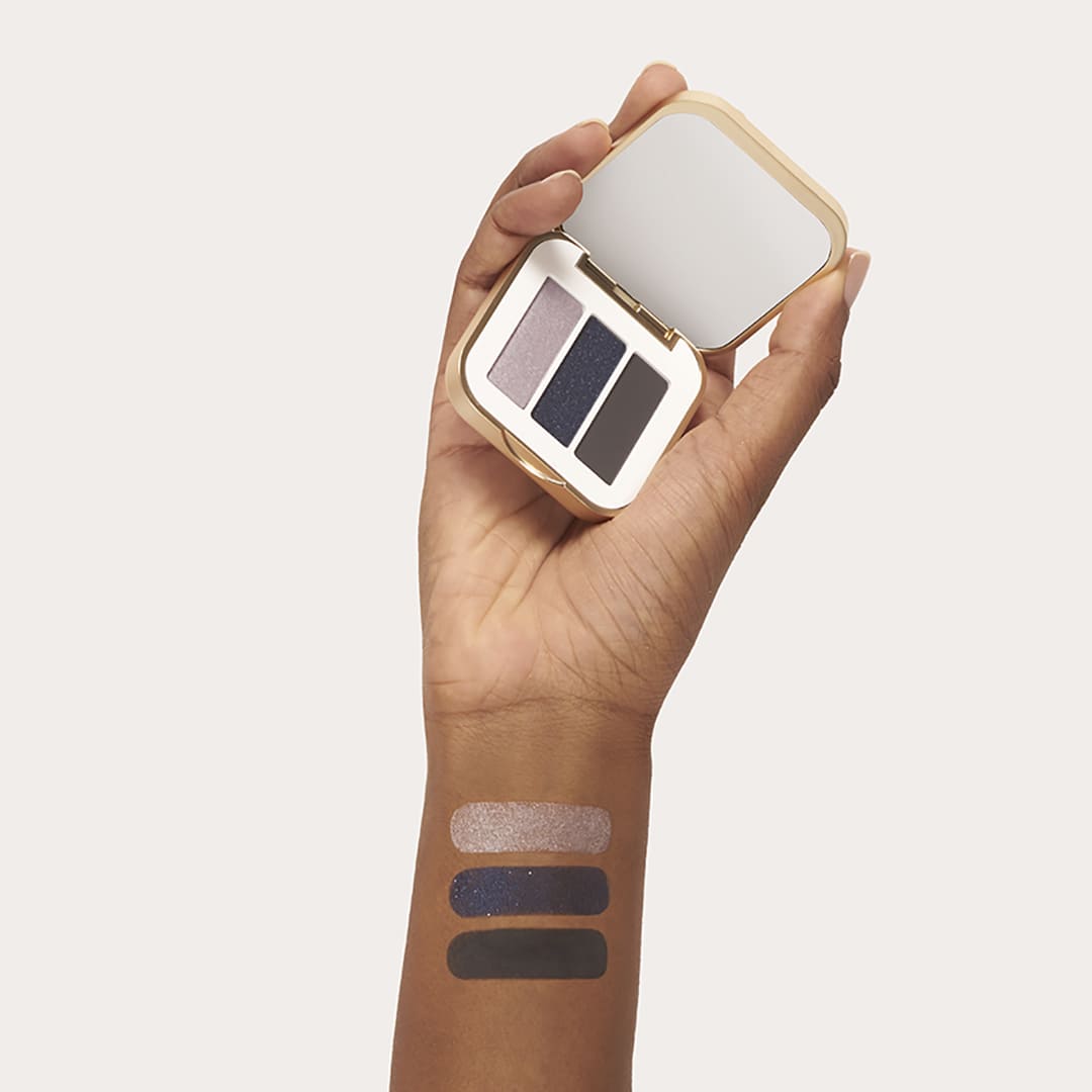 Jane Iredale Purepressed Eye Shadow Triple Blue Hour 3.9g