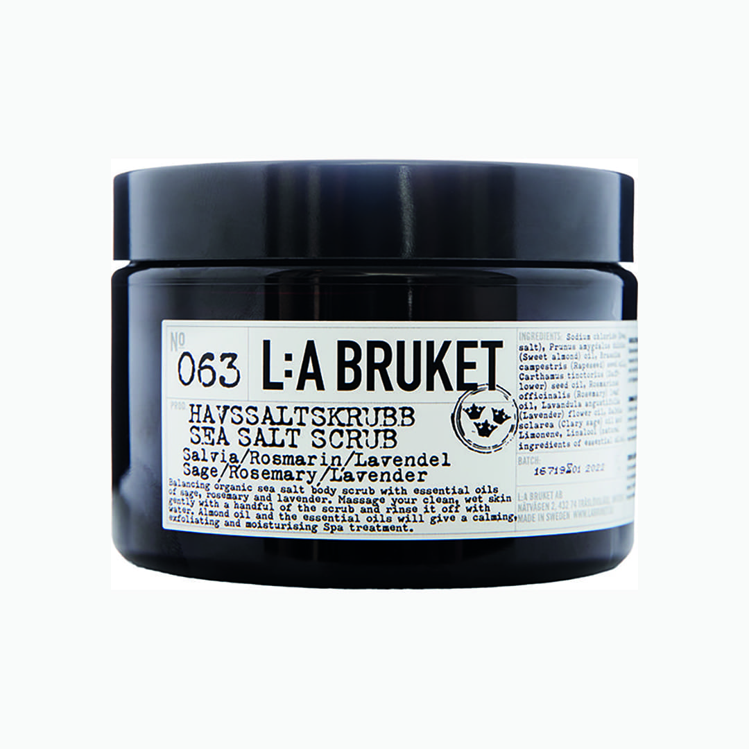 LA Bruket 063 Havssaltskrubb Salvia Rosmarin Lavendel 420g