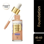 Max Factor Miracle Pure Skin Reset 2 In 1 Serum Foundation 40-60 Light 30 ml