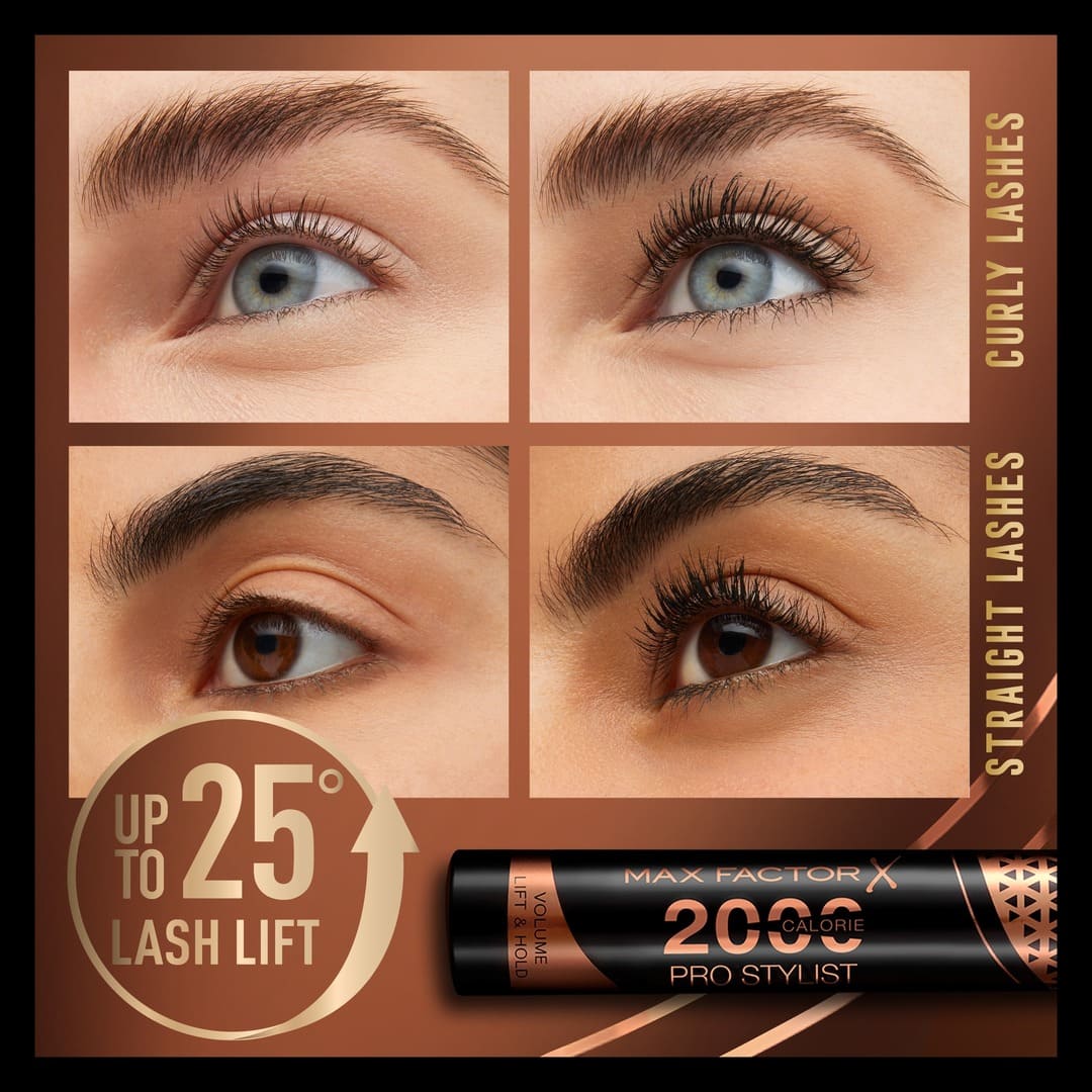 Max Factor 2000 Calorie Pro Stylist Mascara 2 Black Brown 9 ml
